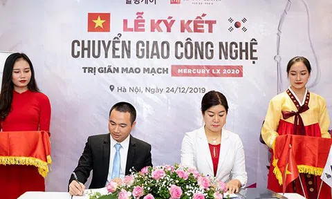 Lễ chuyển giao công nghệ trị giãn mao mạch Mercury LX 2020 tại Việt Nam