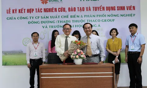 Đại học Đông Á hợp tác đào tạo và cung ứng nguồn nhân lực nông nghiệp với THADI