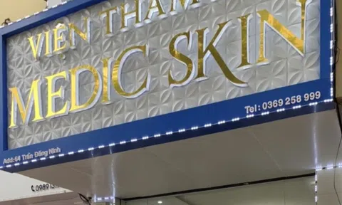 Cầu Giấy – Hà Nội:  Thẩm Mỹ Medic-skin mời chào các dịch vụ xâm lấn khi chưa được cấp phép