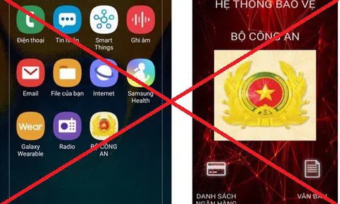 Bộ Công an cảnh báo về phần mềm đánh cắp thông tin trên điện thoại android
