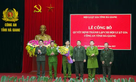 Hà Giang: Thành lập Chi hội Luật gia Công an tỉnh