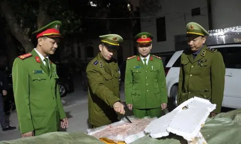 Lạng Sơn: Chặn đứng hơn 2 tấn nầm lợn nhập lậu