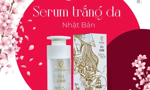 Linh Nhâm ra mắt trực tuyến sản phẩm Serum trắng da Nhật Bản