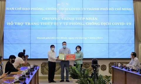 TPHCM: Tiếp nhận hỗ trợ trang thiết bị y tế phòng, chống dịch COVID-19 từ các doanh nghiệp, cá nhân