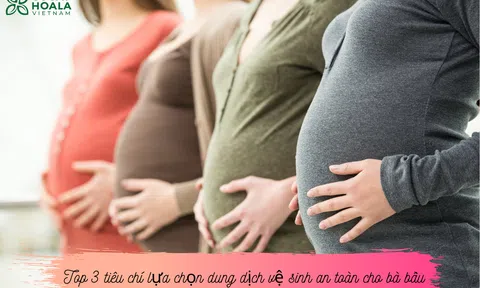 TOP 3 tiêu chí hàng đầu lựa chọn dung dịch vệ sinh an toàn cho bà bầu
