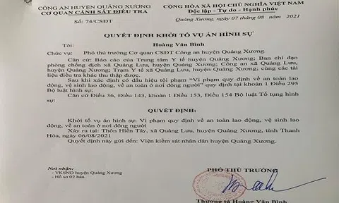 Thanh hoá: Khởi tố vụ án hình sự liên quan tới lái xe bị nhiễm Covid-19 trở về từ Bình Dương