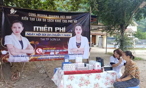 Hành trình tư vấn- soi da chuẩn y khoa cho phụ nữ Việt của công ty Medina Pharma Việt Nam nhãn hàng Saxy Lady và Dr.Saxy