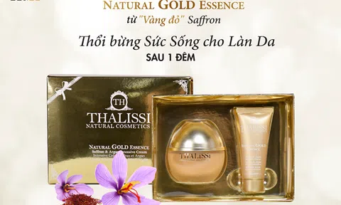 Kem dưỡng chiết xuất nhụy hoa nghệ tây Natural Gold Essence - Bí kíp tái tạo làn da thanh xuân