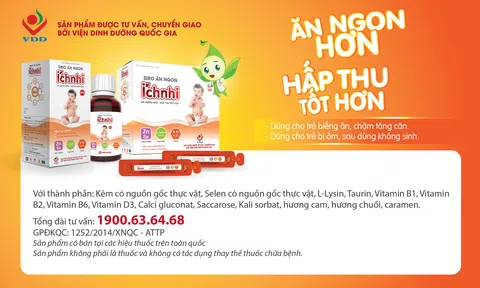 Bổ sung vi chất – giải pháp giúp trẻ 'ăn sạch sành sanh'