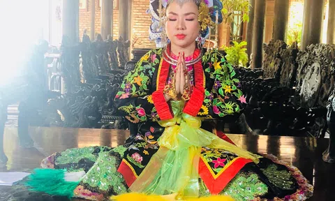 Cô đồng Hiền Ngân chia sẻ về vai chính trong phim ngắn Tiền kiếp Cô đồng