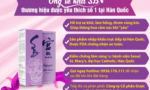 Ống se khít SB giá bao nhiêu? Mua ở đâu chính hãng? Phân biệt hàng thật và hàng nhái