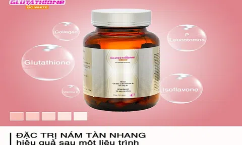 White Glutathione BC: bảo bối diệt nám của phái đẹp