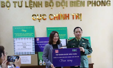 Tập đoàn Dược Bảo Châu chung tay cùng Bộ đội biên phòng ngăn ngừa Covid-19