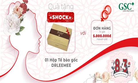Mỹ phẩm GSC+ tặng quà nhân dịp 8/3