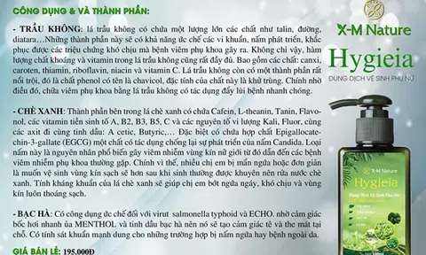 Top dung dịch phụ nữ an toàn hiệu quả tốt nhất hiện nay