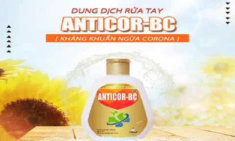 6000 chai nước rửa tay Anticor BC chuẩn Dược đã được tặng cho vùng cách ly bởi công ty Beauty Care Usa