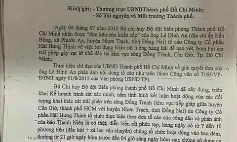 Lợi dụng chủ trương xã hội hóa nạo vét để khai thác cát lậu?