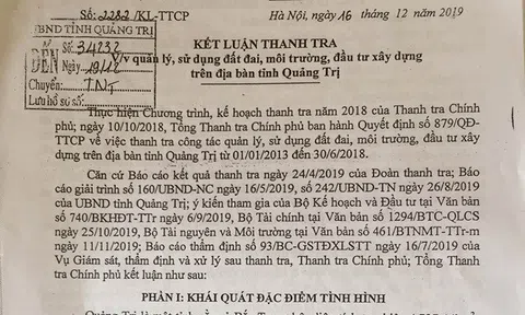 Quảng Trị: Sai phạm bán tài sản công, không xin ý kiến Thủ tướng