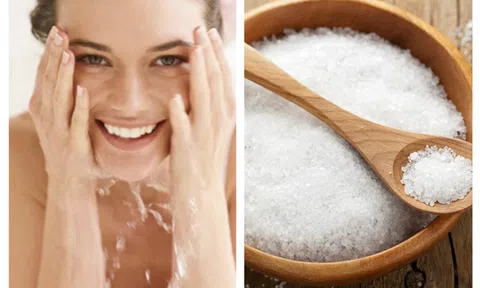 Sử dụng nước muối rửa mặt như thế nào hiệu quả?