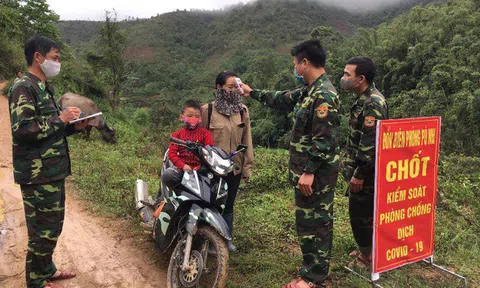 Những người lính ngày đêm phòng, chống dịch Covid-19 nơi biên giới