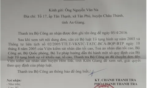 Hòn Đất - Kiên Giang: Bộ chỉ đạo nhưng vụ việc vẫn bế tắc