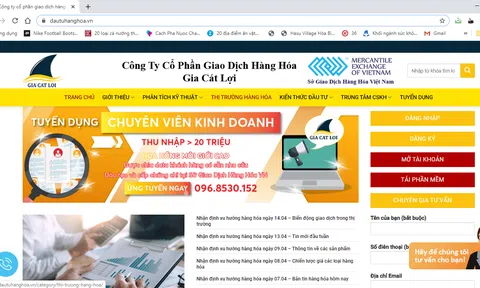 Vi phạm “đạo đức kinh doanh”, sàn giao dịch hàng hóa Gia Cát Lợi bị xử lý