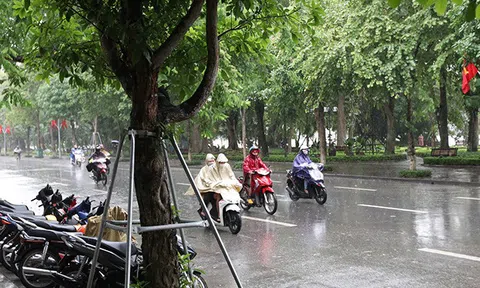 Bắc Bộ và Trung Bộ mưa dông, vùng núi có nơi dưới 14 độ C