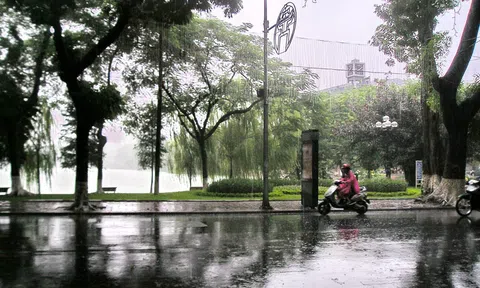Vùng núi và trung du Bắc Bộ có mưa vừa, mưa to