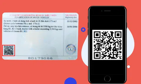 Chính thức bổ sung mã QR trên giấy phép lái xe