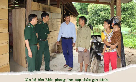 Sáng tình quân dân nơi biên giới
