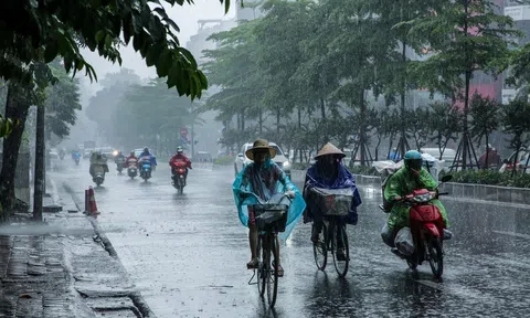 Bắc Bộ mưa dông, đề phòng thời tiết nguy hiểm