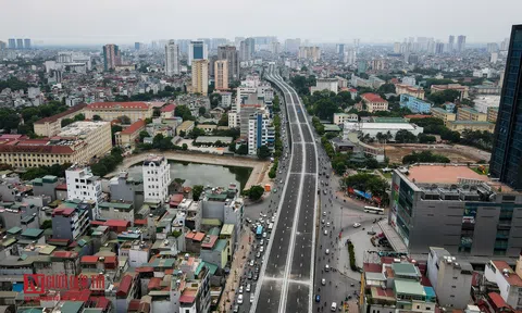 Diện mạo mới đường "cong mềm mại" tại Hà Nội trước ngày thông xe