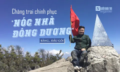 Chàng trai chinh phục "nóc nhà Đông Dương" bằng đầu gối