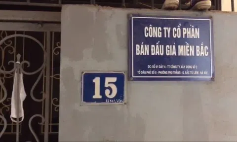 Công ty Đấu giá hợp danh Miền Bắc: Vi phạm quy chế đấu giá tài sản