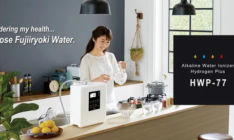 Máy lọc nước ion kiềm Fujiiryoki HWP 77 với 10 tấm điện cực