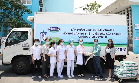Vinamilk ủng hộ 8 tỷ đồng cho Hà Nội và 3 tỉnh miền trung chiến đấu chống dịch covid-19