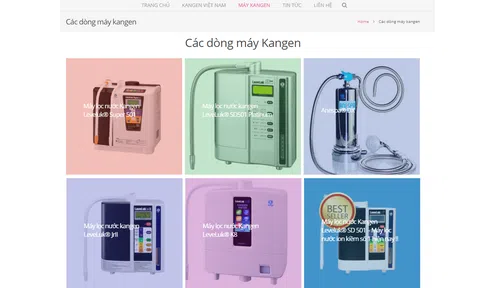 Kangenvietnam.net - Đơn vị phân phối máy lọc nước Kangen chính hãng của tập đoàn Enagic®