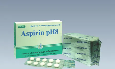 Thuốc giảm đau Aspirin pH8 bị xử lý vì không đạt chuẩn chất lượng