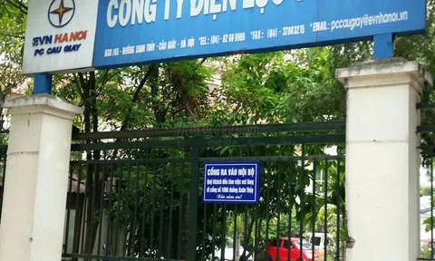 Công ty Điện lực Cầu Giấy công bố thông tin công tác đấu thầu tại đơn vị
