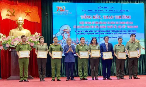 Vượt qua nhiều tác phẩm, Công an tỉnh Lào Cai đoạt giải B cuộc thi sáng tác tranh hội họa