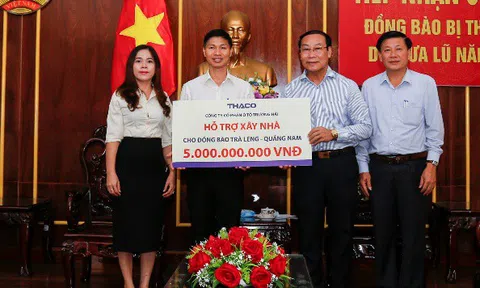 Quảng Nam: THACO hỗ trợ xây dựng lại ngôi làng cho đồng bào Trà Leng