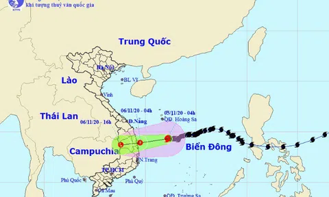 Diễn biến mới bão số 10-Goni: Đang giật cấp 10, sẽ gây mưa to ở miền Trung