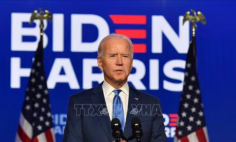 Ông Joe Biden phát biểu mừng chiến thắng trong cuộc bầu cử tổng thống Mỹ 2020