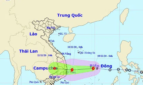 Bão số 12 hình thành, hướng vào miền Trung