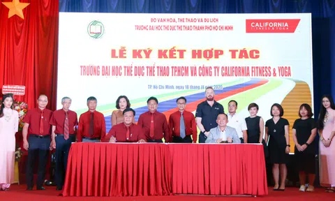 Trường đại học Thể dục thể thao TP.HCM  ký biên bản hợp tác lâu dài với FLG Việt Nam