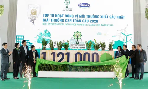 Quỹ 1 triệu cây xanh chính thức chạm đích với 1.121.000 cây xanh