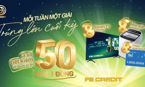 FE CREDIT tìm được 06 khách hàng trúng thưởng sau 02 đợt quay số may mắn