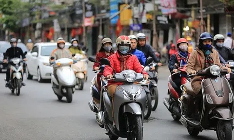 Một đợt không khí lạnh mạnh tràn về khiến miền Bắc và Bắc Trung Bộ có mưa
