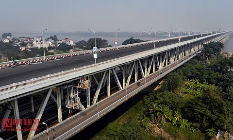 Hà Nội: Gấp rút hoàn thiện cầu Thăng Long trước ngày thông xe
