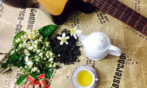Xuân sang ướp trà hoa bưởi